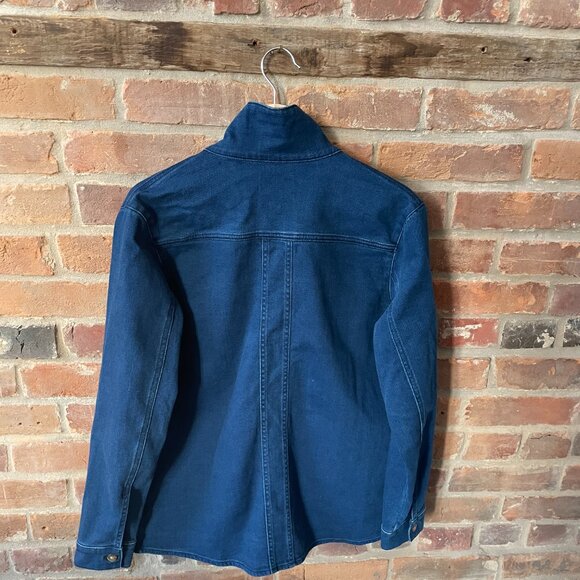 Sezane Will Jacket Size Small Indigo - Picture 3 of 4